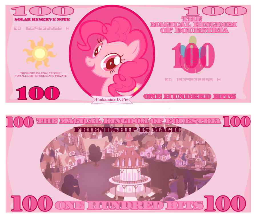 Pinkie Pie 100 Bits Bill