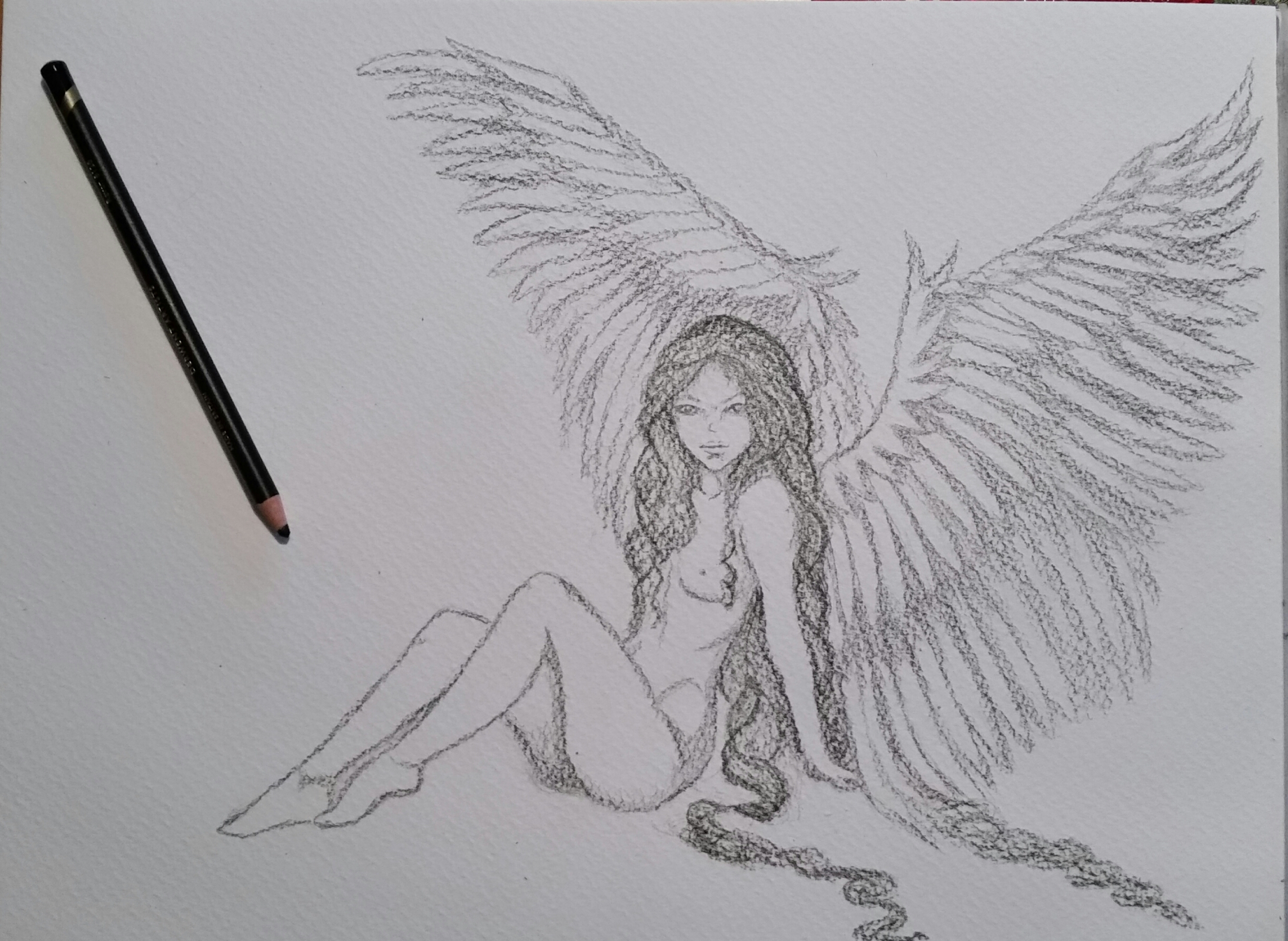 Angel drawing