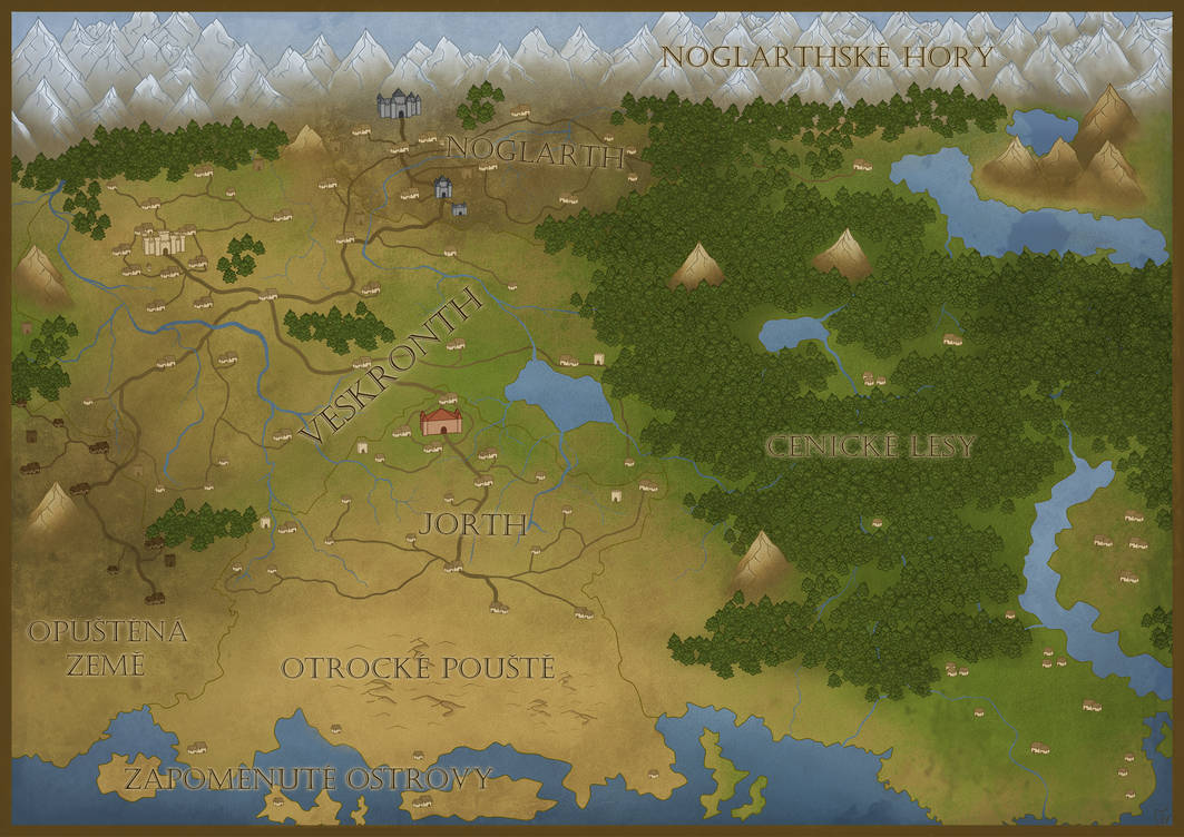 Map of King's Land by TeranosukeUnko on DeviantArt