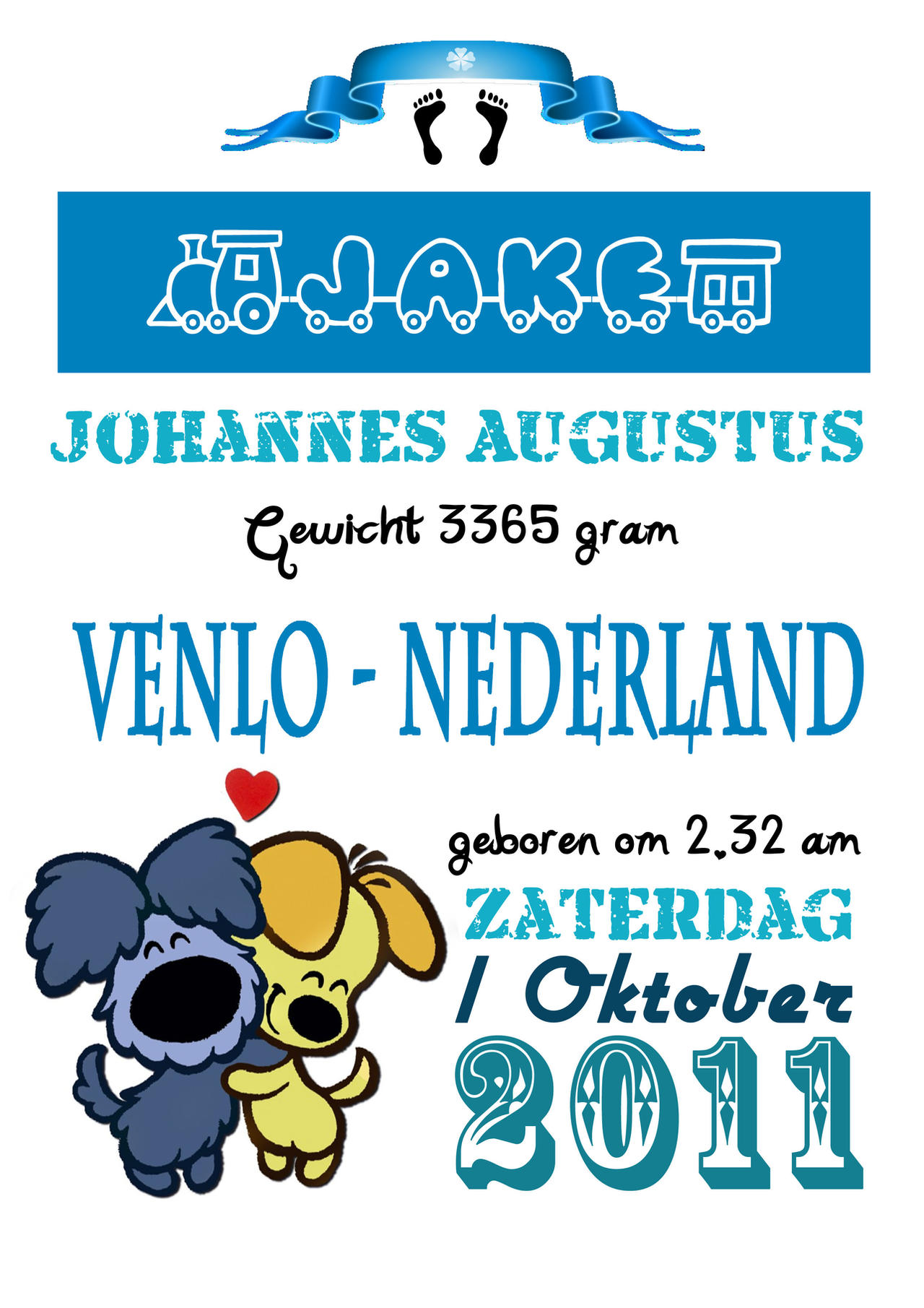 Jake Birth birth print jake by MadeWithLuv on DeviantArt