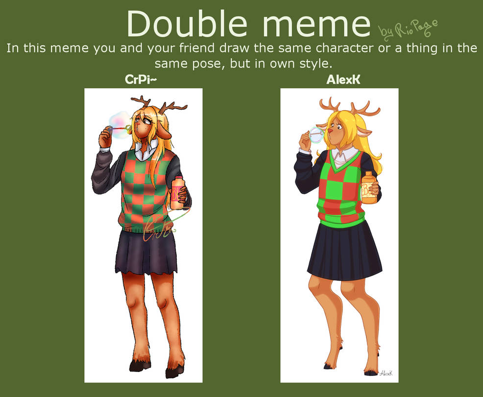 Double Meme by 24AlexK09 on DeviantArt