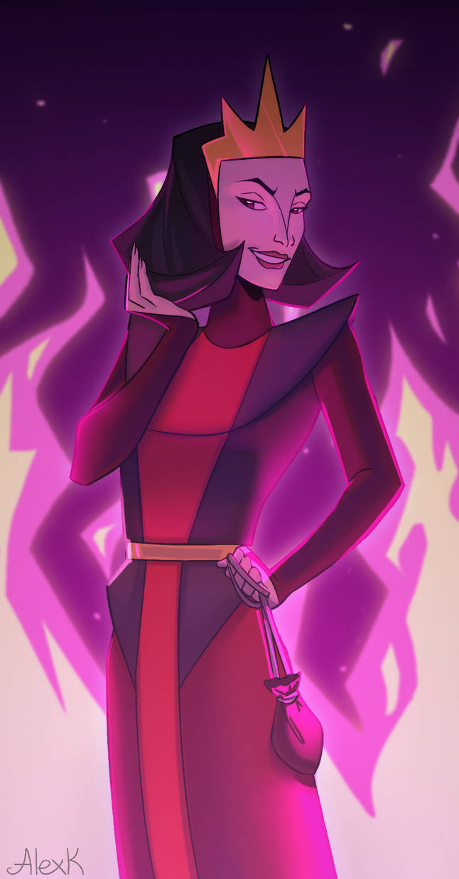 Evil Queen Using Computer Evil Queen by 24AlexK09 on DeviantArt