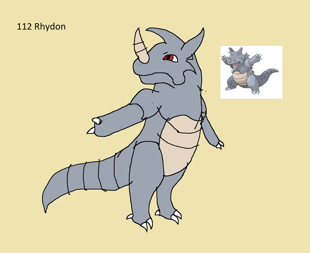 Rhydon Rival 112 Rhydon by chaleidescope on DeviantArt