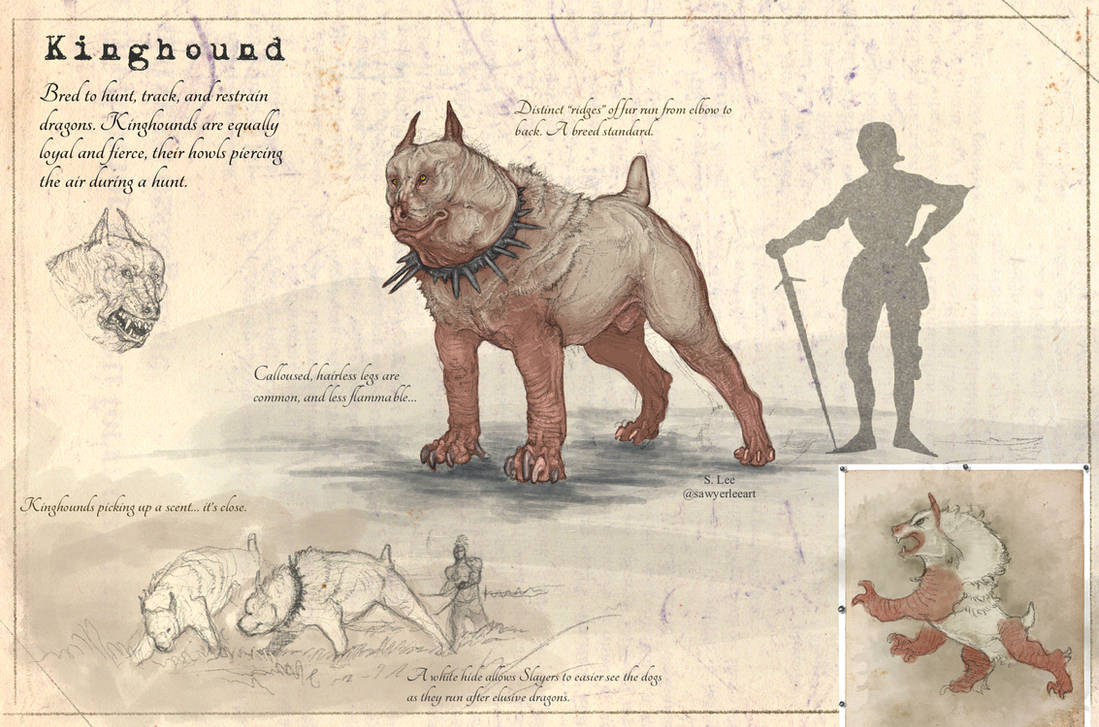 Slayer Codex Kinghound (Dragonslayer Codex) by SawyerLeeArt on DeviantArt