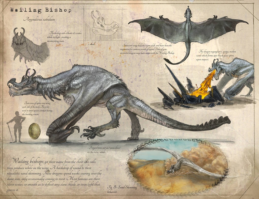 Slayer Codex Wailing Bishop species (Dragonslayer Codex) by SawyerLeeArt on DeviantArt
