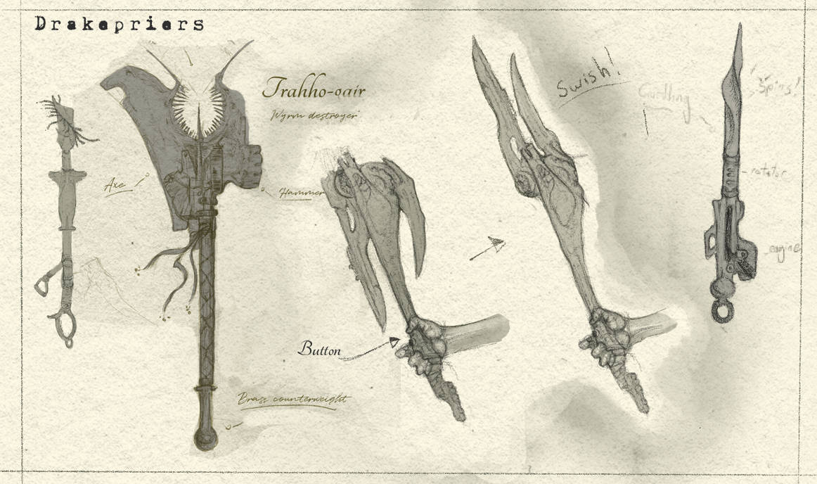 Slayer Codex Drakepriers (Dragonslayer Codex) by SawyerLeeArt on DeviantArt