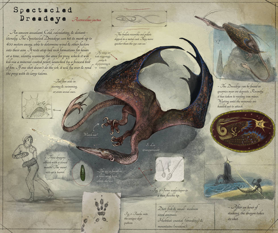Slayer Codex Spectacled Dreadeye (Dragonslayer Codex) by SawyerLeeArt on DeviantArt