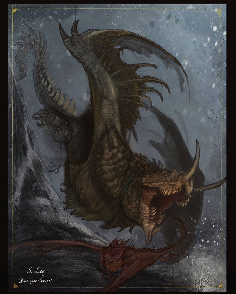 Slayer Codex Great Kinsbane Hunt (Dragonslayer Codex) by SawyerLeeArt on DeviantArt