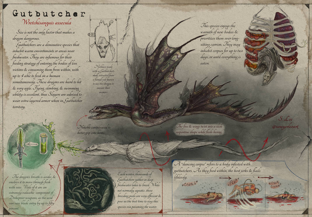 Slayer Codex Gutbutcher (Dragonslayer Codex) by SawyerLeeArt on DeviantArt