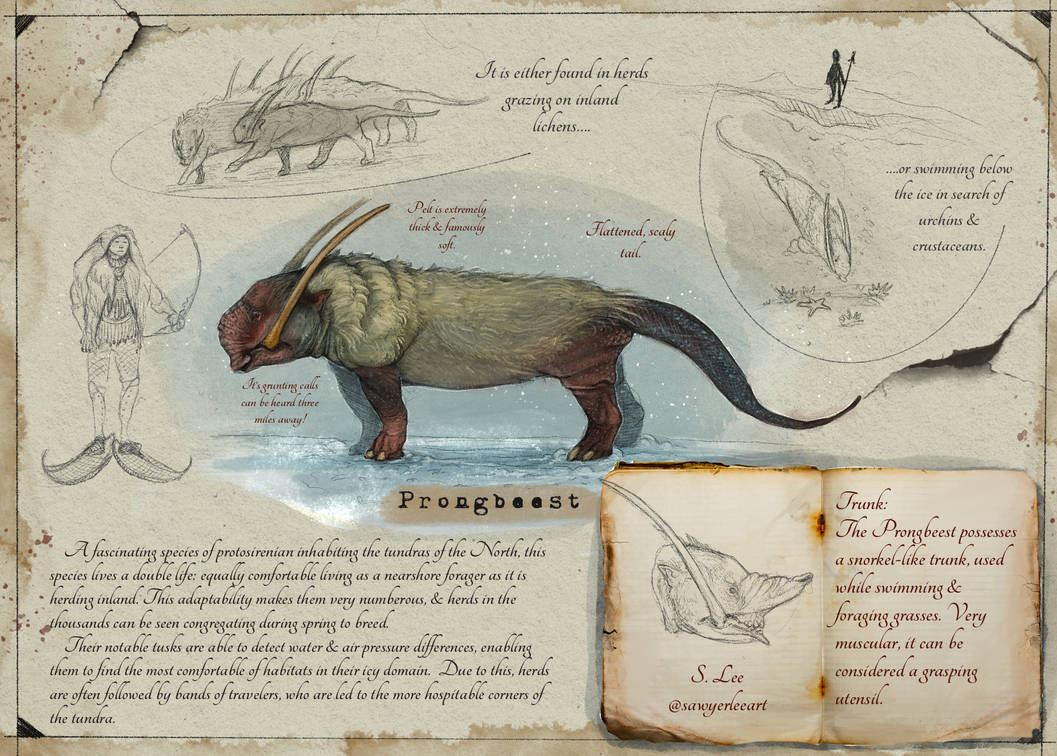Slayer Codex Prongbeest (Dragonslayer Codex) by SawyerLeeArt on DeviantArt