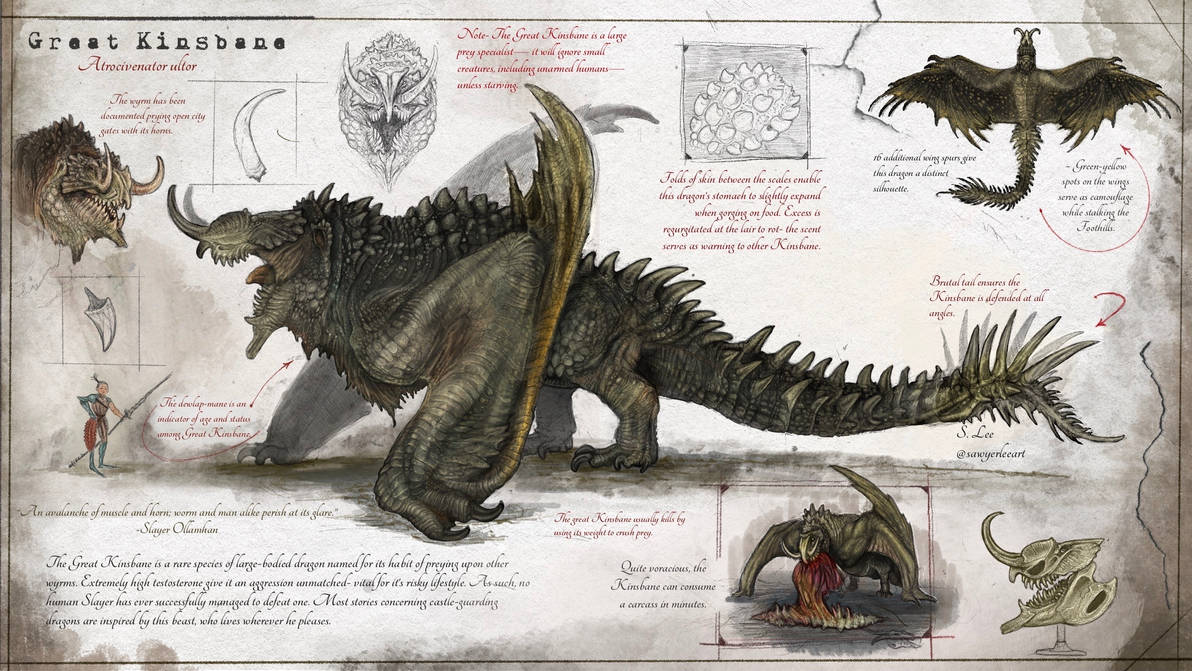 Great Kinsbane Page Polish Dragonslayer Codex By SawyerLeeArt On great-kinsbane-page-polish-dragonslayer-codex-by-sawyerleeart-on