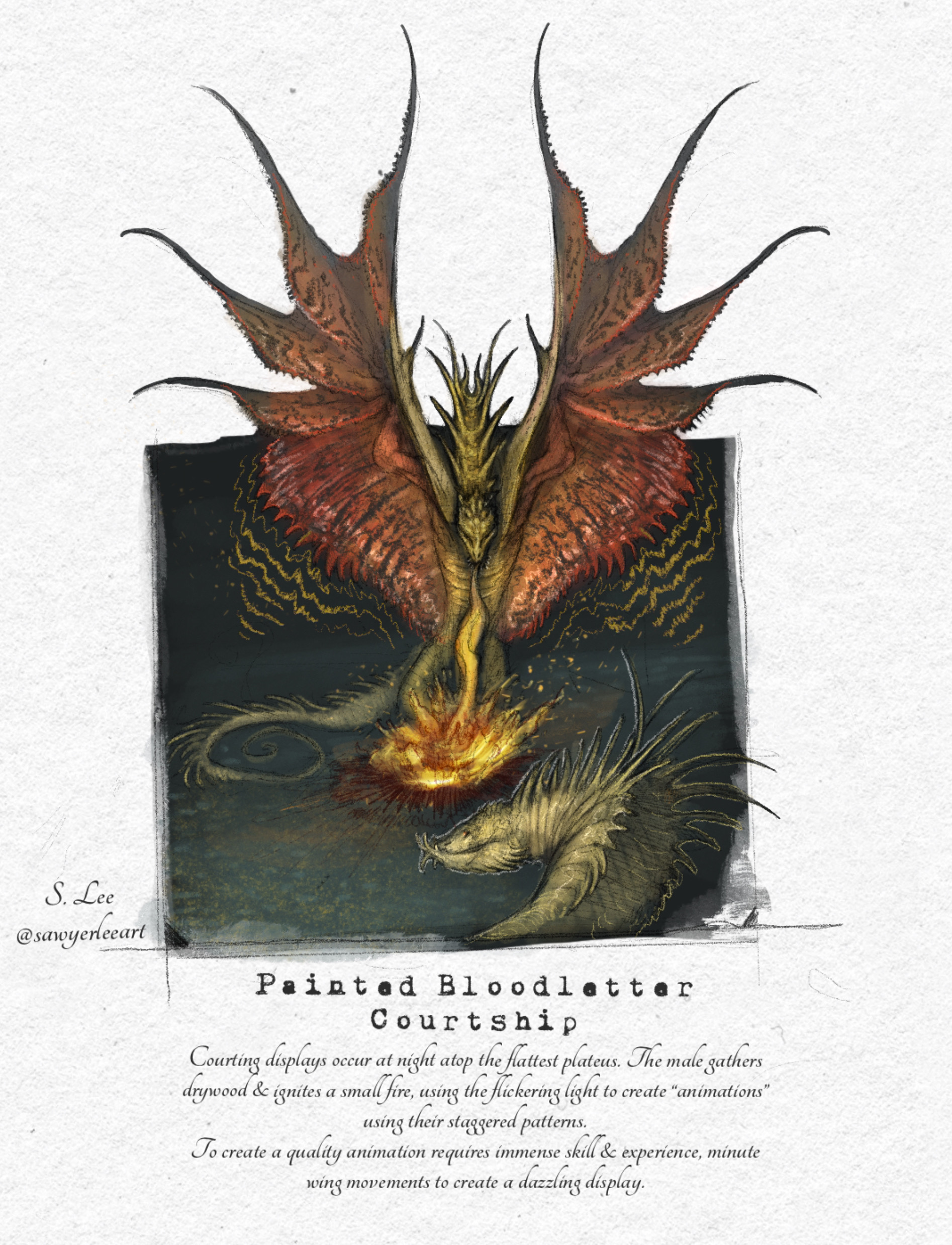 Holdtaker species (Dragonslayer Codex) by SawyerLeeArt on DeviantArt