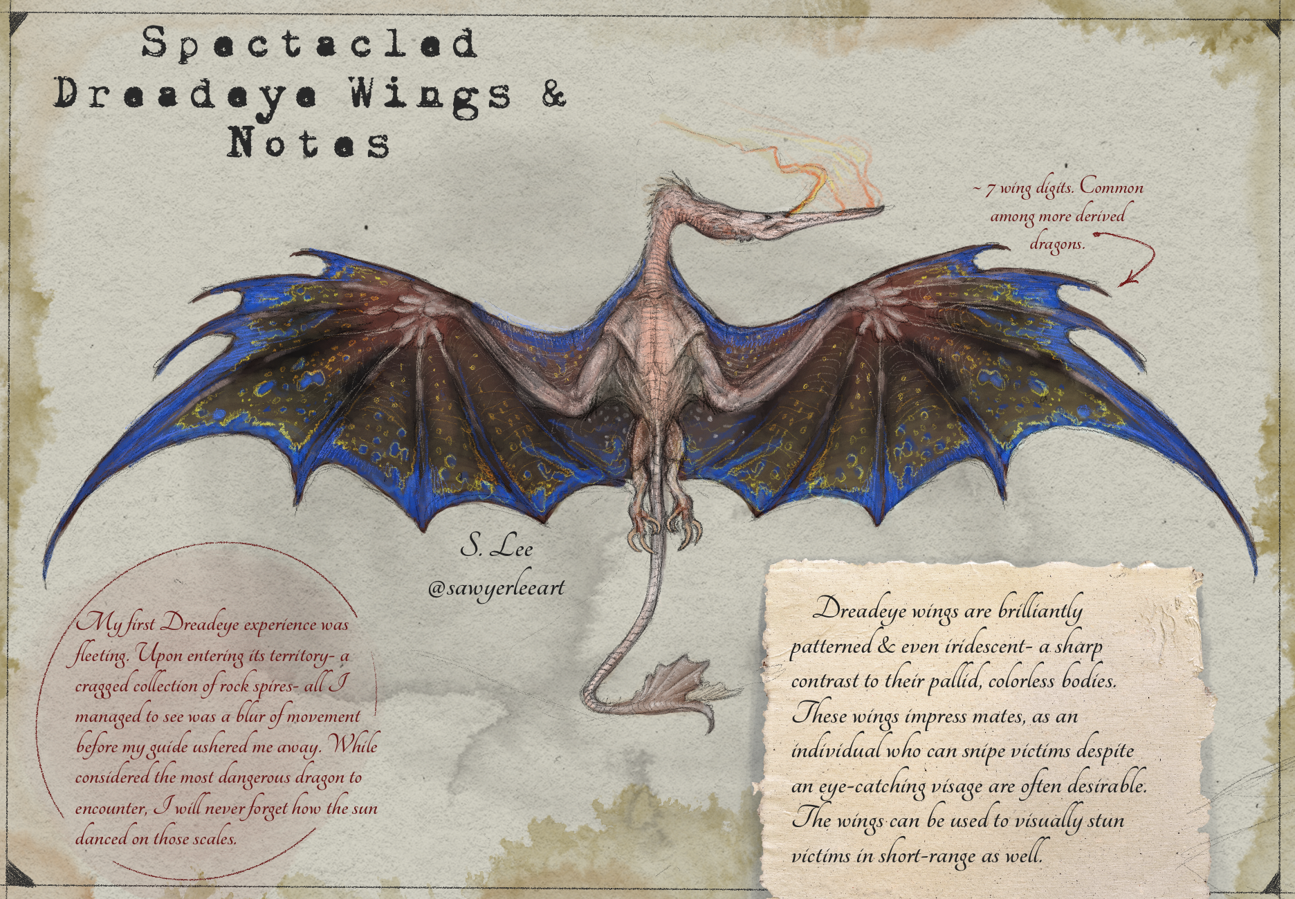 Holdtaker species (Dragonslayer Codex) by SawyerLeeArt on DeviantArt