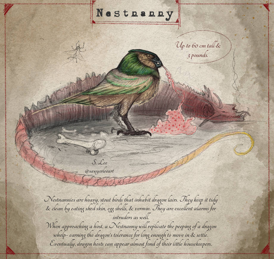 Nestnanny (Dragonslayer Codex) by SawyerLeeArt on DeviantArt
