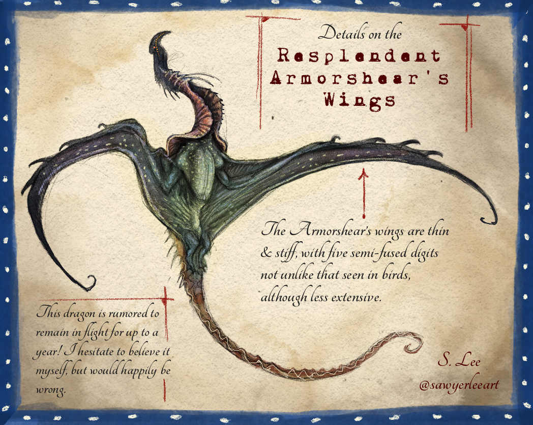 Holdtaker Whelp Info (Dragonslayer Codex) by SawyerLeeArt on DeviantArt