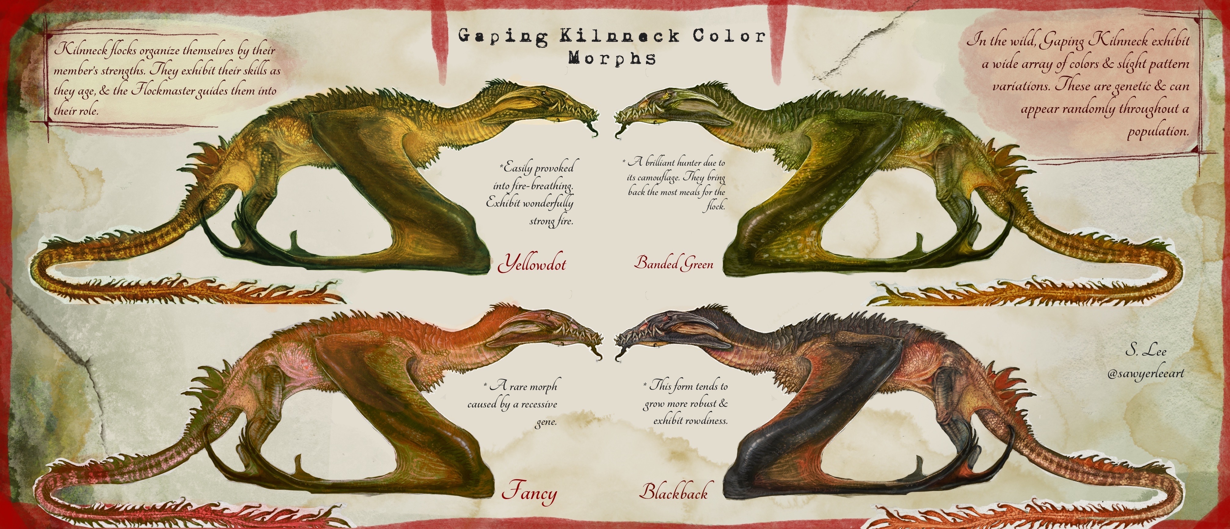 Hullbreaker dragon species (Dragonslayer Codex) by SawyerLeeArt on  DeviantArt