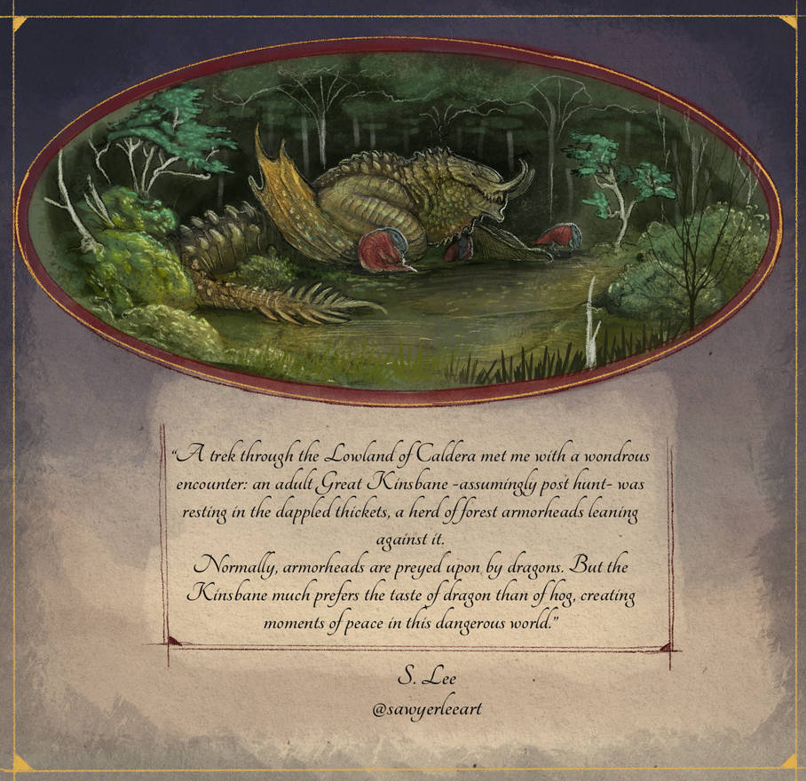 Slayer Codex Resting Kinsbane (Dragonslayer Codex) by SawyerLeeArt on DeviantArt