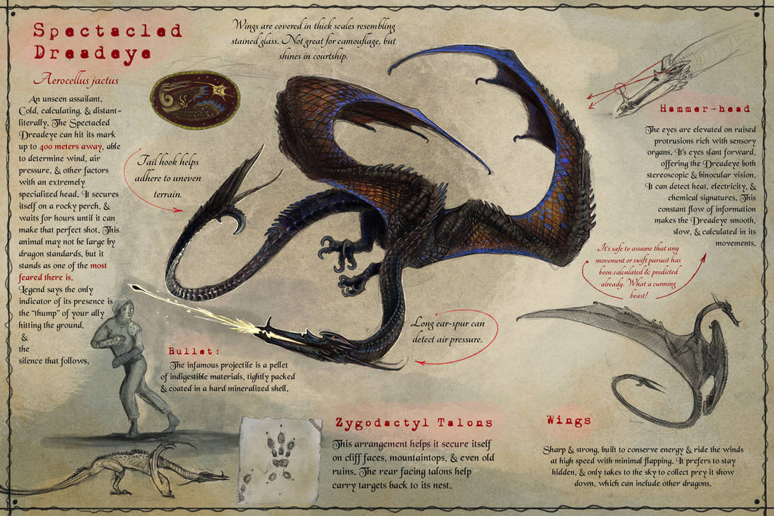 Dreadeye (new design) Dragonslayer Codex by SawyerLeeArt on DeviantArt