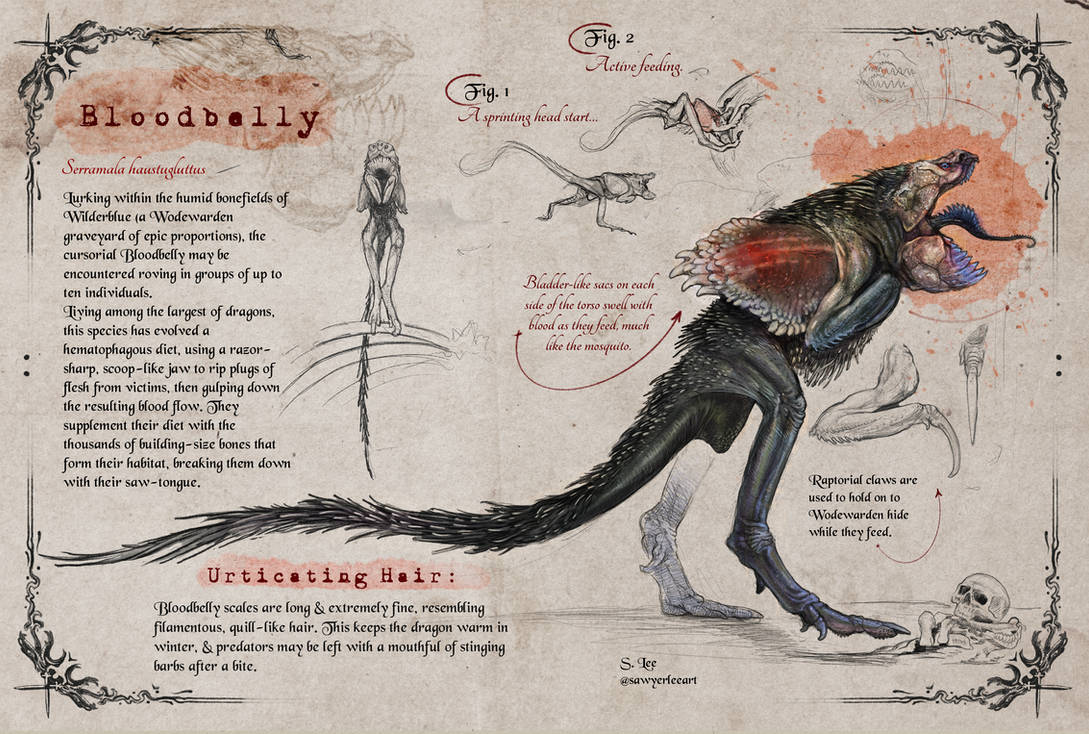 Slayer Codex Bloodbelly (Dragonslayer Codex) by SawyerLeeArt on DeviantArt