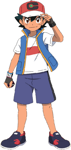 Ash Ketchum with Tera Orb (Render)