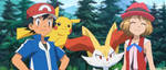 Ash and Serena (Pokemon XYZ Series)