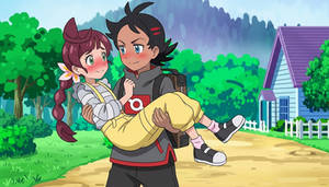 Goh carrying Chloe (Vermilionshipping)