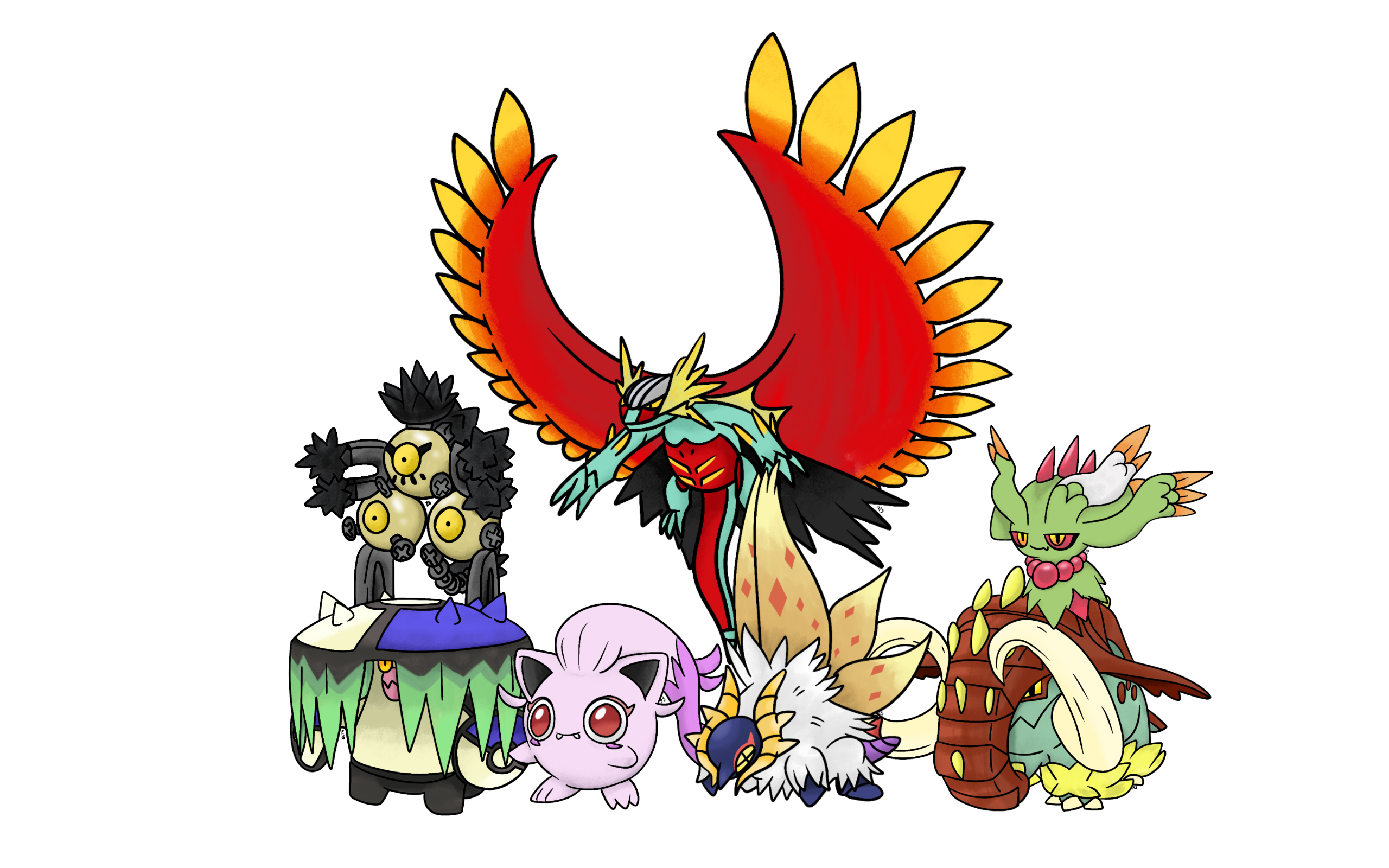 Shiny Paradox Pokemon by IonoZone on DeviantArt