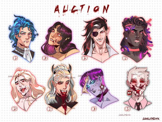 Adopt heads #1 Vampire boys (AUCTION OPEN 3\8)