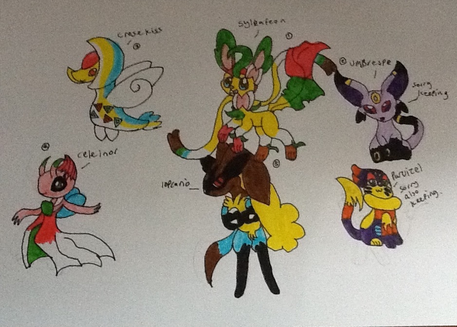 Pokemon hybrids adoptables