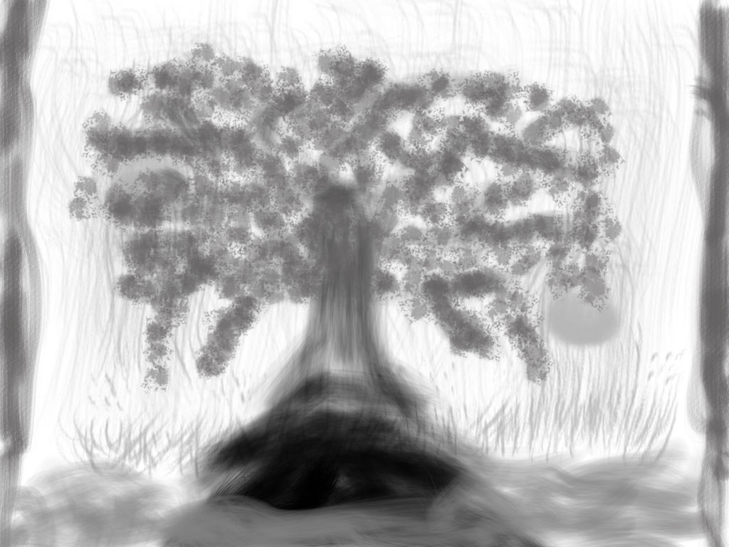 365 Days Sketch #2 [Waterfall Tree] (11 Sept)