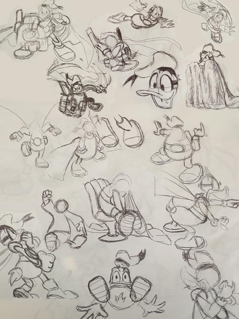Pkna PKNA Paperinik New Adventures sketches fanart by Mahem3000 on DeviantArt