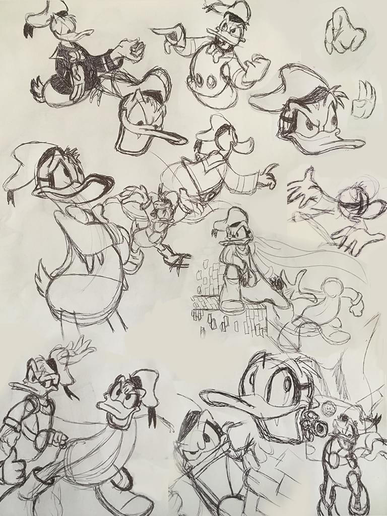 Pkna PKNA Paperinik New Adventures sketches 2 fanart by Mahem3000 on DeviantArt