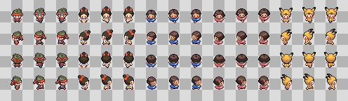 pokemon D/P overworld NPCs (1st part) by Dr-Shellos on DeviantArt