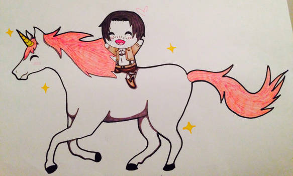 Marco Bodt on a Unicorn