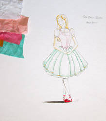 Young Gerda Snow Queen Ballet Costume Design