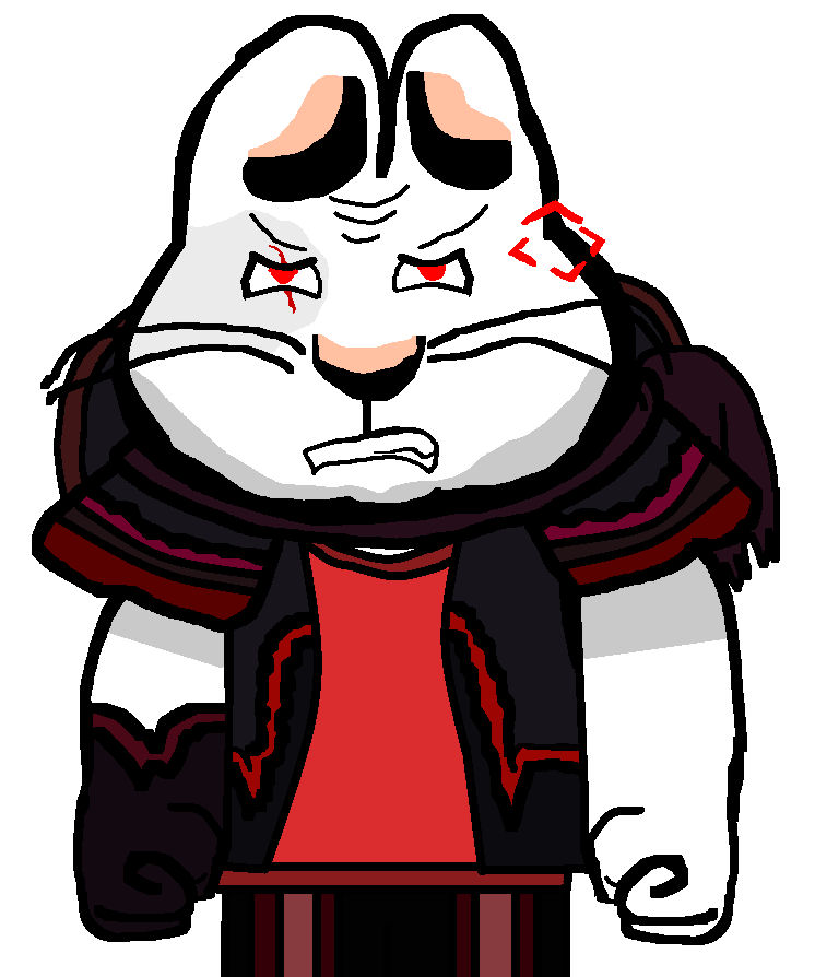 Dark Ruby MS Paint Render - Angry (Anime) by BunnyMS on DeviantArt