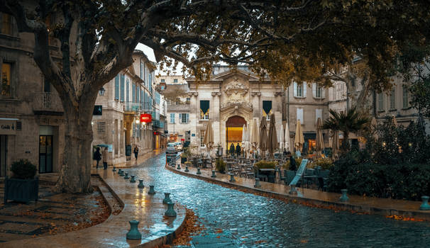 Avignon rain