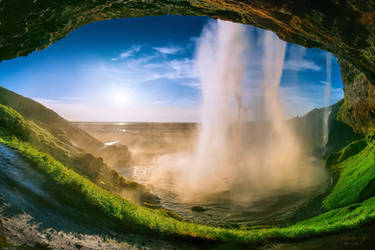 Waterfall eye by AlexanderGutkin
