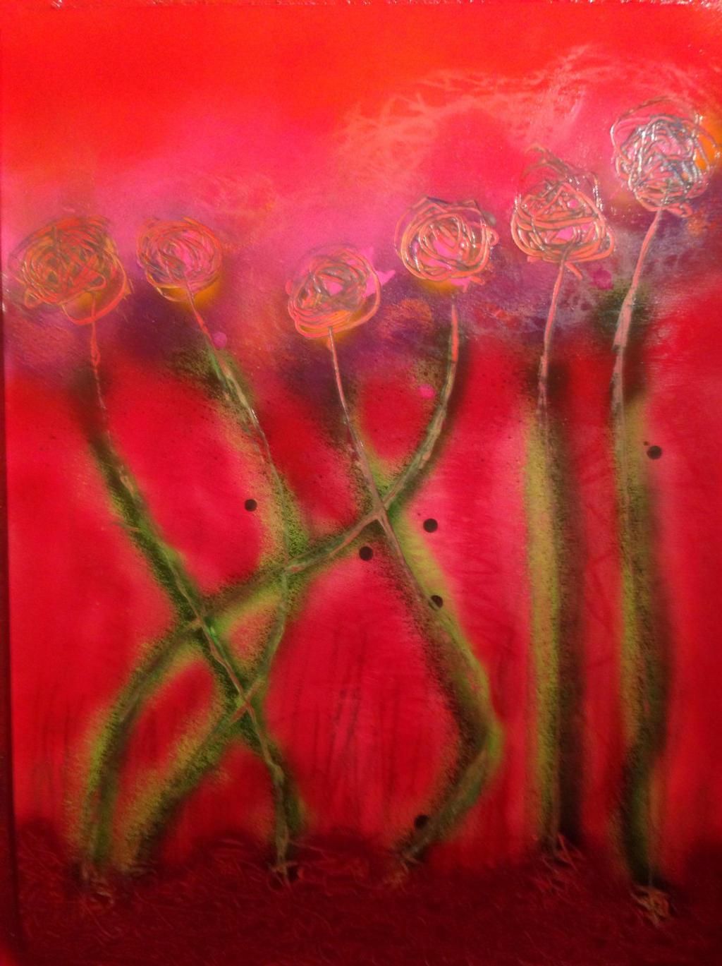 Psychedelic Roses by Darnoldart on DeviantArt