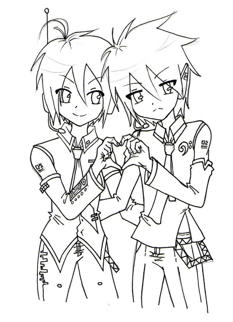 Mikuo and Rei Smile by KyuPurim on DeviantArt