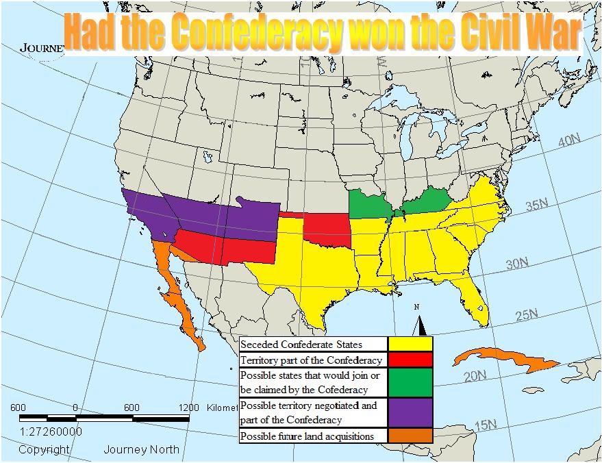 What the Confederacy might have looked like if the