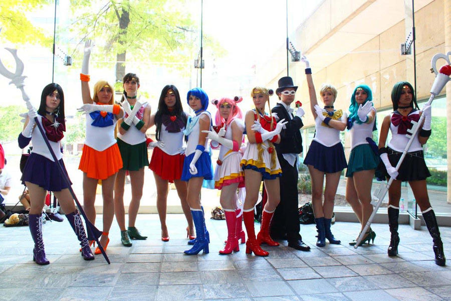 Sailor Moon Group Cosplay