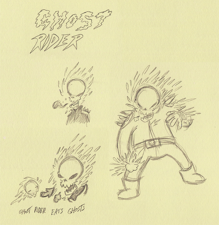 Ghost Rider sketches