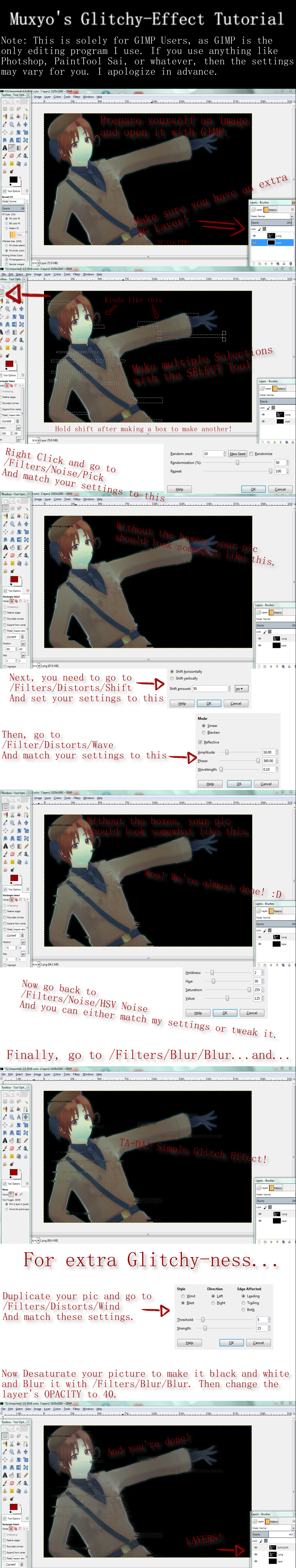 Tutorial Glitch Like Effect For Gimp By Muxyo On Deviantart Tutorial Glitch Like Effect For Gimp By Muxyo On Deviantart