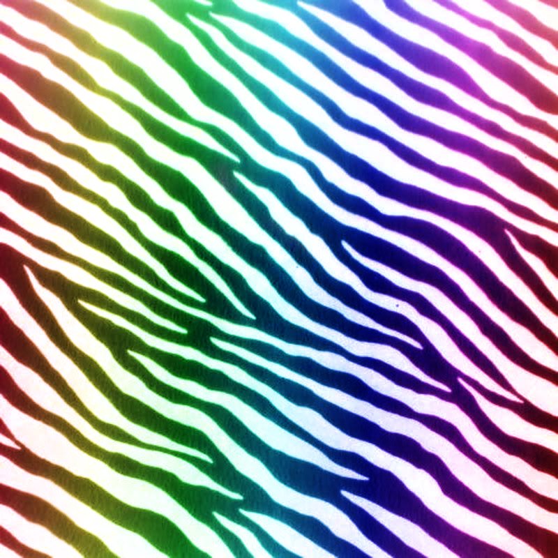 Zebra print inverted real one