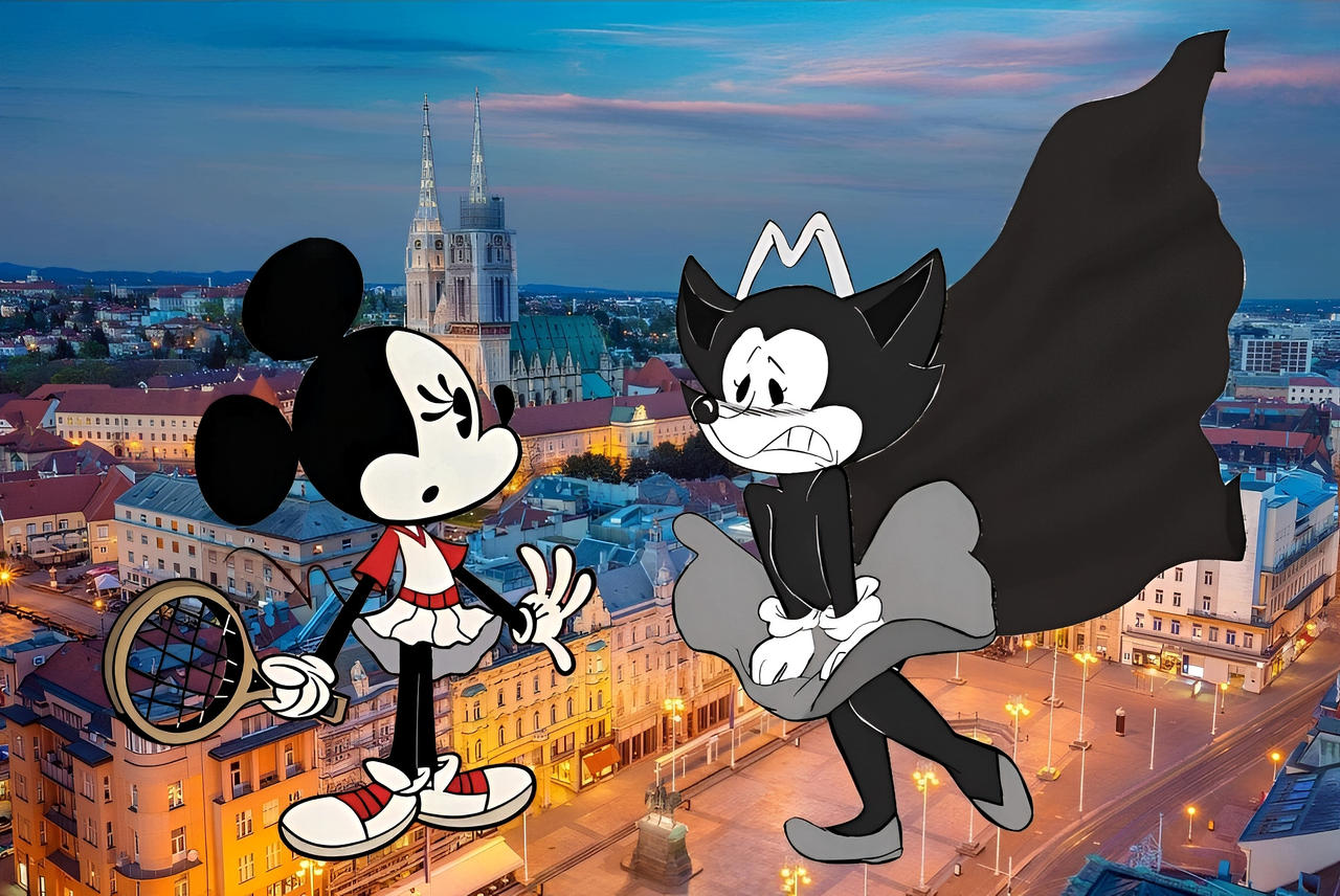 Roxy Mouse Minnie Mouse and Roxy in Windy Zagreb,Croatia by KS0210 on DeviantArt