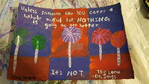 Change Starts With You Dr. Seuss Painting