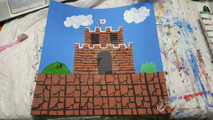 Mario's Castle Eco-Friendly Art