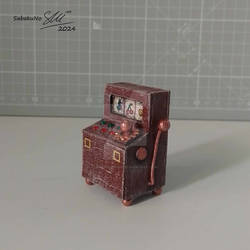 Miniature - Steampunk gaming machine