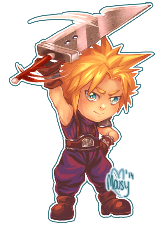 Cloud FFVII chibi